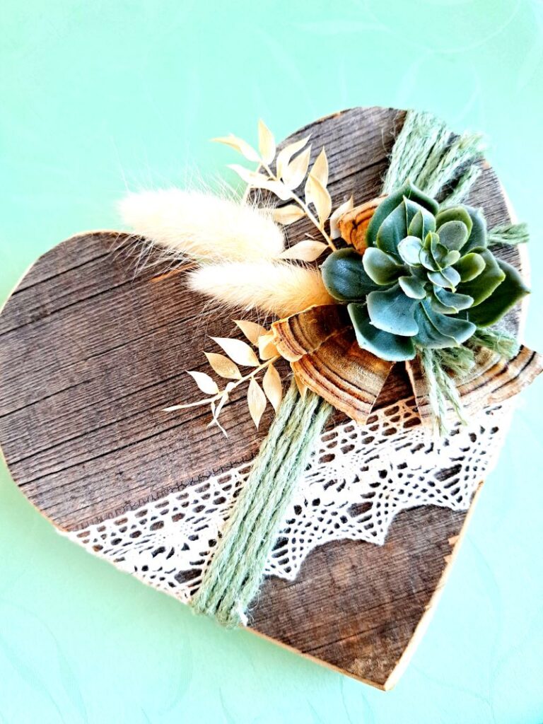 Kleines Geschenk aus Naturmaterialien – perfekt für den Herbst