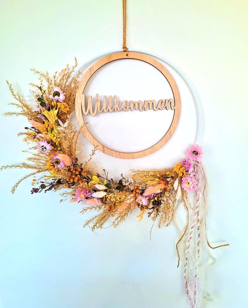 Liebevoll gestalteter Dekoanhänger für den Sommer