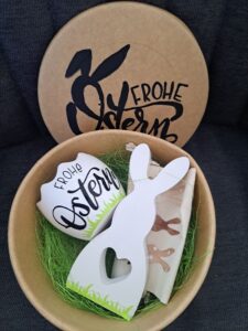 Kreatives Oster-Geschenkset mit Naturmaterialien – liebevoll verpackt